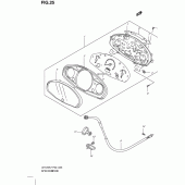 Схема узла: Спидометр (Model k7) для Suzuki UH125 Burgman