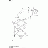 Схема узла: Цилиндр для Suzuki DR-Z400 DR-Z400SM