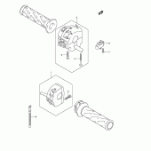 Схема узла: Пульт управления рулевой (Model k4) для Suzuki DL650 V-Strom