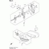 Схема вузла: Turnsignal Lamp (Gsx-R600L4 E03) для Suzuki GSX-R600