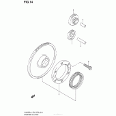 Схема узла: Привод стартера для Suzuki VL800 Boulevard C50 B.O.S.S.
