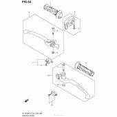 Схема вузла: Ручки керма для Suzuki DL1000 V-Strom