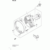 Схема вузла: Фара (Gs500h p24) для Suzuki GS500