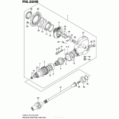 Схема вузла: Редуктор & Карданний вал (Vl800L5 E33) для Suzuki VL800 Boulevard C50T