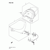 Схема вузла: Сидіння (Vzr1800l1 e19) ​​для Suzuki VZR1800 Intruder M1800R/ Boulevard M109R