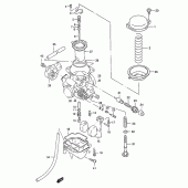 Схема вузла: Карбюратор (Model y) для Suzuki GZ125 Marauder