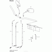 Схема узла: Руль & Тросики для Suzuki VZ800 Boulevard M50