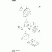 Схема узла: Масляный насос для Suzuki DL650 V-Strom