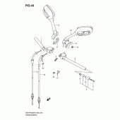 Схема узла: Руль & Тросики для Suzuki GSX-R1000