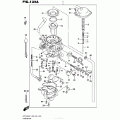 Схема вузла: Carburetor (Dr-Z400Sl7 E03) для Suzuki DR-Z400 DR-Z400S