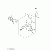 Схема узла: Левая ручка руля (Dr-z400ey/ek1/ek2/ek3/ek4 e1, dr-z400ey p37) для Suzuki DR-Z400 DR-Z400E