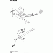 Схема вузла: Stand (Uh200Al5 P33) для Suzuki UH200 Burgman