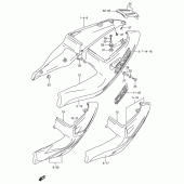Схема вузла: Бічні панелі (Model t) для Suzuki GSX-R750
