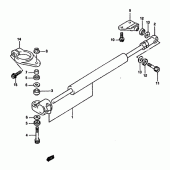 Схема узла: Рулевой демпфер (Model l) для Suzuki GSX-R750