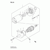 Схема узла: Стартер электрический для Suzuki RV125