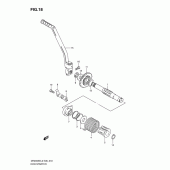 Схема узла: Кикстартер для Suzuki DR200 DR200SE