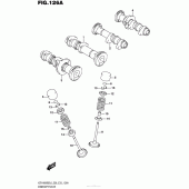 Схема вузла: Розподільний вал & Клапан для Suzuki VZR1800 Boulevard M109R
