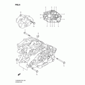 Схема узла: Картер двигателя для Suzuki TU250