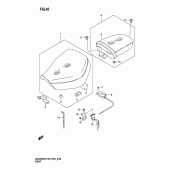 Схема узла: Сиденье для Suzuki GZ250 Marauder