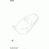 Схема вузла: Високе сидіння (Опція) для Suzuki DL1000 V-Strom