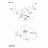 Схема вузла: Ручки керма (Vzr1800L4 E28) для Suzuki VZR1800 Boulevard M109R