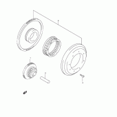 Схема вузла: Привід стартера для Suzuki DL650 V-Strom