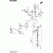 Схема вузла: Задні гальмівні циліндри (Gsx-R1000L7 E33) для Suzuki GSX-R1000
