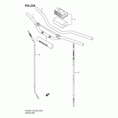 Схема вузла: Кермо & Тросики (Model k5/k6) для Suzuki RM125