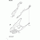 Схема узла: Нижние молдинги (Юбки) (Model executive p19) для Suzuki UH125 Burgman