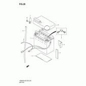 Схема вузла: Акумулятор для Suzuki VS800 Boulevard S50