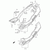 Схема вузла: Бічні панелі (Model t/v) для Suzuki RF900