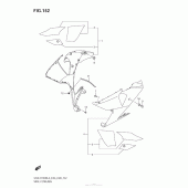 Схема узла: Side Cowling (Gsx-R1000Zl3 E03) для Suzuki GSX-R1000