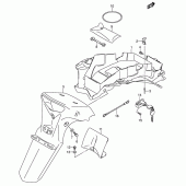 Схема вузла: Заднє крило Suzuki DL1000 V-Strom