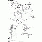 Схема вузла: Паливний бак (Vl1500Tl6 E28) для Suzuki VL1500 Boulevard C90T