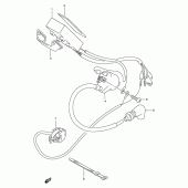 Схема вузла: Електроустаткування для Suzuki RMX250