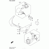 Схема узла: Поворотники для Suzuki VZ800 Boulevard M50