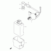 Схема вузла: Електроустаткування для Suzuki DR-Z125 DR-Z125