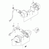 Схема вузла: Поворотники для Suzuki TS125