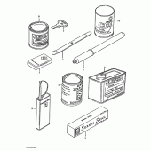 Схема вузла: Опція для Suzuki TS250