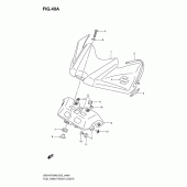 Схема узла: Накладка топливного бака (Model k9) для Suzuki GSX-R750