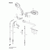 Схема узла: Руль & Тросики для Suzuki GSX-R1000