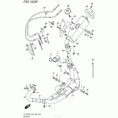 Схема узла: Выхлопная система для Suzuki DL1000 V-Strom