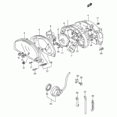 Схема вузла: Спідометр (Model x) для Suzuki AN400 Burgman (EU analogue of SkyWave)