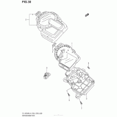 Схема вузла: Speedometer (Dl1000Al4 E03) для Suzuki DL1000 V-Strom