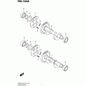 Схема вузла: Балансувальний вал для Suzuki AN650 Burgman (EU analogue of SkyWave)