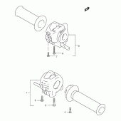 Схема узла: Пульт управления рулевой для Suzuki GZ250 Marauder