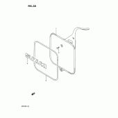 Схема узла: Передний щит для Suzuki RM125