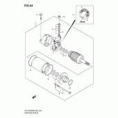 Схема узла: Стартер электрический для Suzuki DR-Z400 DR-Z400SM
