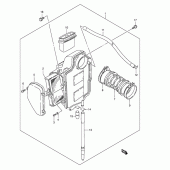 Схема узла: Воздушный фильтр для Suzuki LS650 Boulevard S40