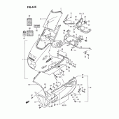 Схема узла: Облицовочные элементы (Model n/p) для Suzuki GSX1100